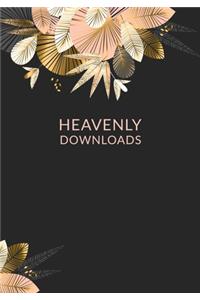 Heavenly Downloads Meditation Journal Blank Lined 7x10