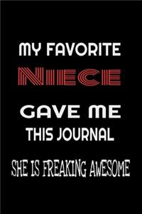 My Favorite Niece Gave Me This Journal - she is Freaking Awesome