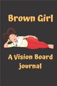 Brown Girl Vision Board notebook