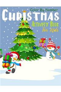 Christmas Color By Number Activity Book for Kids