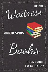 Waitress & Reading Books Notebook