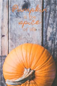 Pumpkin is the Spice of Life Journal