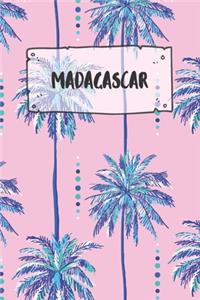 Madagascar: Dotted Travel Diary Notebook or Journey Dotted Grid Journal - Holiday Trip Pocketbook for Men and Women with Dots