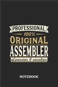 Professional Original Assembler Notebook of Passion and Vocation
