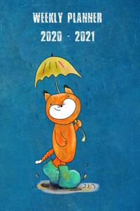 2020-2021 Weekly Planner: 2 Year Weekly & Monthly View Organizer & Agenda with To-Do's - Comic Design