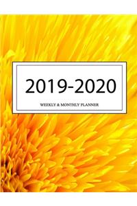 2019 - 2020 Weekly and Monthly Planner