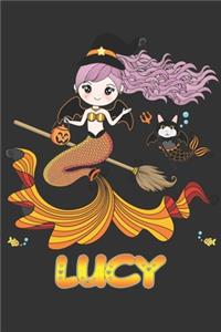 Lucy: Lucy Halloween Beautiful Mermaid Witch, Create An Emotional Moment For Lucy?, Show Lucy You Care With This Personal Custom Gift With Lucy's Very Own