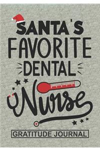 Santa's Favorite Dental Nurse - Gratitude Journal
