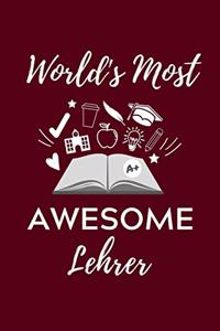 World's Most Awesome Lehrer