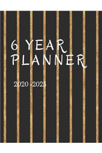 6 year Planner 2020 - 2025