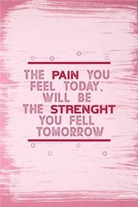 The Pain You Feel Today, Will Be The Strenght You Fell tomorrow
