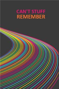 Can't Stuff Remember