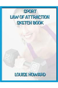 'Sport' Themed Law of Attraction Sketch Book