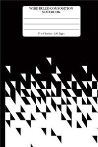 Wide Ruled Composition Notebook 6