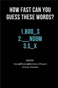How Fast Can You Guess These Words?