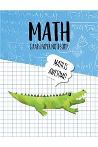 Math Graph Paper Notebook