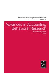 Advances in Accounting Behavioral Research