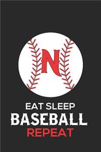 Eat Sleep Baseball Repeat N