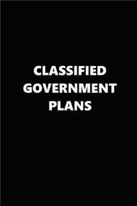 2019 Weekly Planner Classified Government Plans Black White 134 Pages