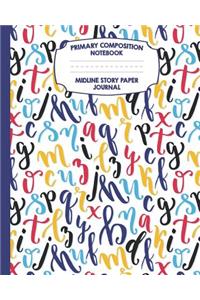 Primary Composition Notebook Midline Story Paper Journal