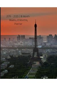 2019 - 2020 18 Month Weekly & Monthly Planner