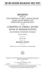 The ISIS genocide declaration