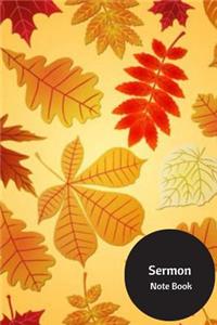 Sermon Note Book