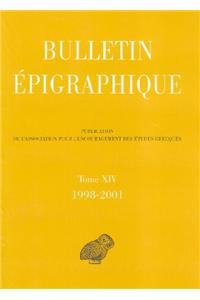 Epigraphica N6: Bulletin Epigraphique 1998-2001