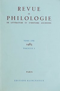 Revue de Philologie 1983/T57,1