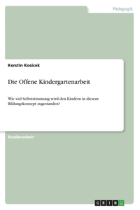 Offene Kindergartenarbeit