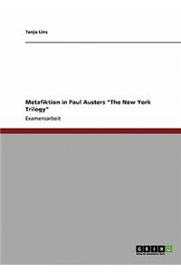 Metafiktion in Paul Austers 