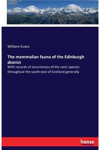 mammalian fauna of the Edinburgh district