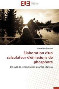 Élaboration d'Un Calculateur d'Émissions de Phosphore