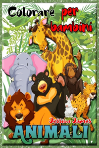 Animali Colorare per bambini