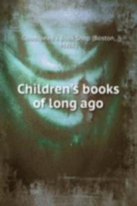 Children's books of long ago