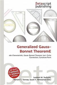 Generalized Gauss-Bonnet Theoreme