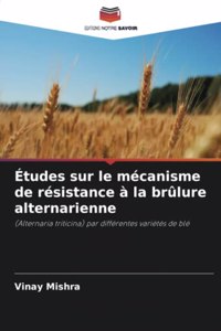 Études sur le mécanisme de résistance à la brûlure alternarienne