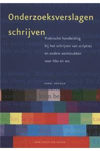 Onderzoeksverslagen Schrijven