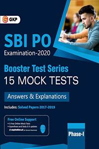 Sbi 2021 Probationary Officers' Phase I Booster Test Series 15 Mock Tests (Questions, Answers & Explanations)