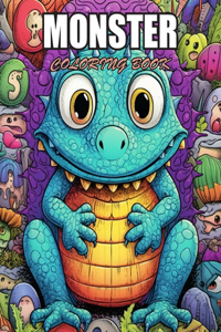 Monster Coloring Book for Adults