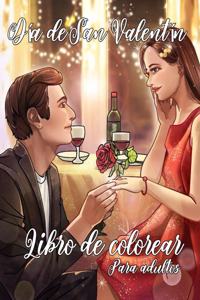 Día de San Valentín libro de colorear para adultos