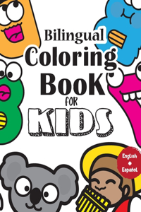 Bilingual Coloring Book For Kids