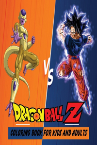 Dragon Ball Z Coloring Book For Kids And Adults