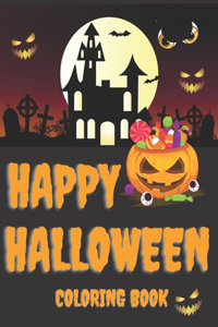 Happy Halloween Coloring Book