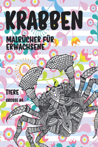 Malbücher für Erwachsene - Grosse A4 - Tiere - Krabben
