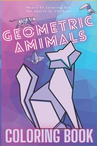 Geometric Animals Coloring Book