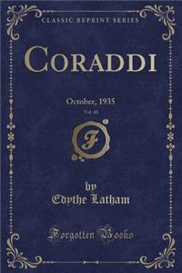 Coraddi, Vol. 40: October, 1935 (Classic Reprint)