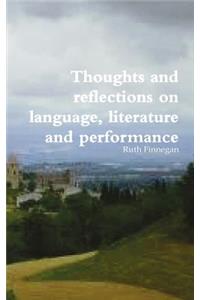 Thoughts and Reflections