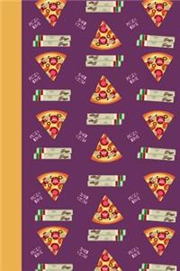 Delicious Pizza Themed Notebook