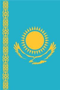 Kazakhstan Flag Notebook - Kazakh Flag Book - Kazakhstan Travel Journal